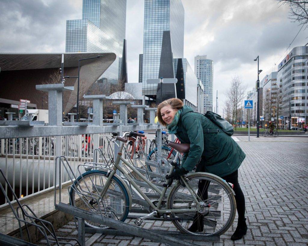 bicycle storage weena. Photo by Eric Fecken